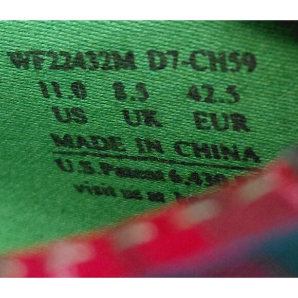 Vintage 90s KEDS Christmas Plaid Slip On Flats Women's Size 11 - Picture 6 of 8